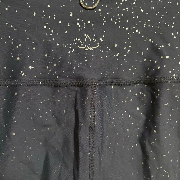 Beyond Yoga Alloy Ombre High Waisted Leggings Navy Blue Silver- Size Medium - Picture 7 of 9